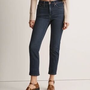 Madewell Mid Rise Stovepipe Jeans in Dahill Wash Blue Women’s Size 28